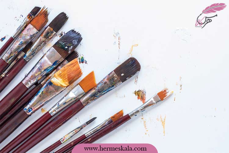 انواع قلم مو نقاشی