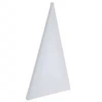 بوم مثلث دورسفید آرسو ضلع 15 سانتی متر