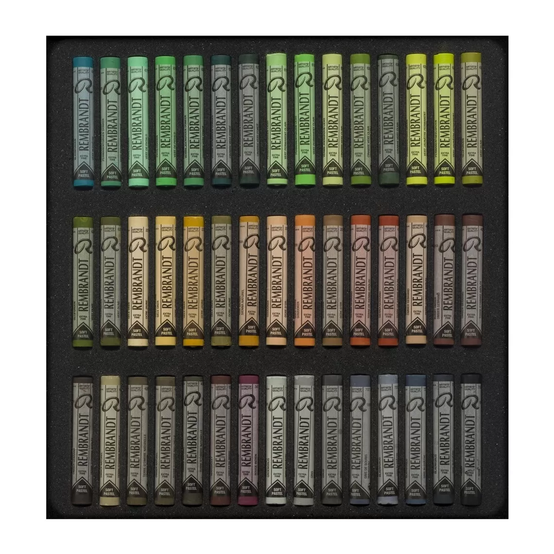 پاستل گچی کامل 90 رنگ لندسکیپ رامبراند مدل Landscape Selection | 90 whole pastels