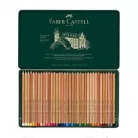  پاستل مدادی 36 رنگ فابر کاستل (جعبه فلزی) مدل Pitt Pastel pencil