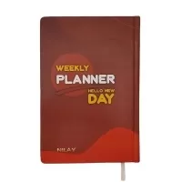 دفتر برنامه ریزی 160 برگ نیلای مدل Weekly Planner