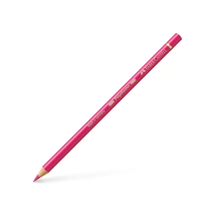 مداد رنگی پلی کروم فابر کاستل رنگ Rose Carmine  - کد رنگی 124