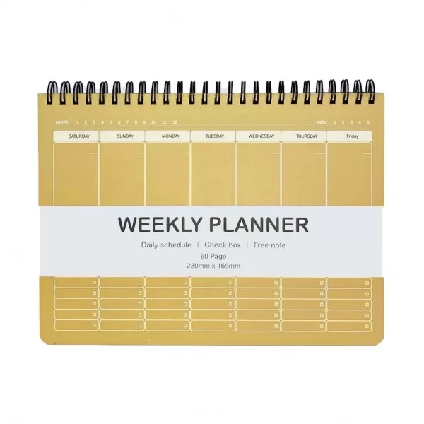 دفتر پلنر و تودوليست هفتگي (weekly planner ) همیشه كد 139