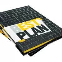 دفتر يادداشت تک خط هميشه تايپوگرافي بست پلن Best Plan کد 455