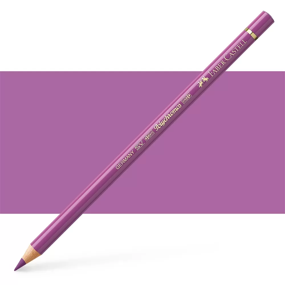 مداد رنگی پلی کروم فابر کاستل رنگ Light Red Violet - کد رنگی 135