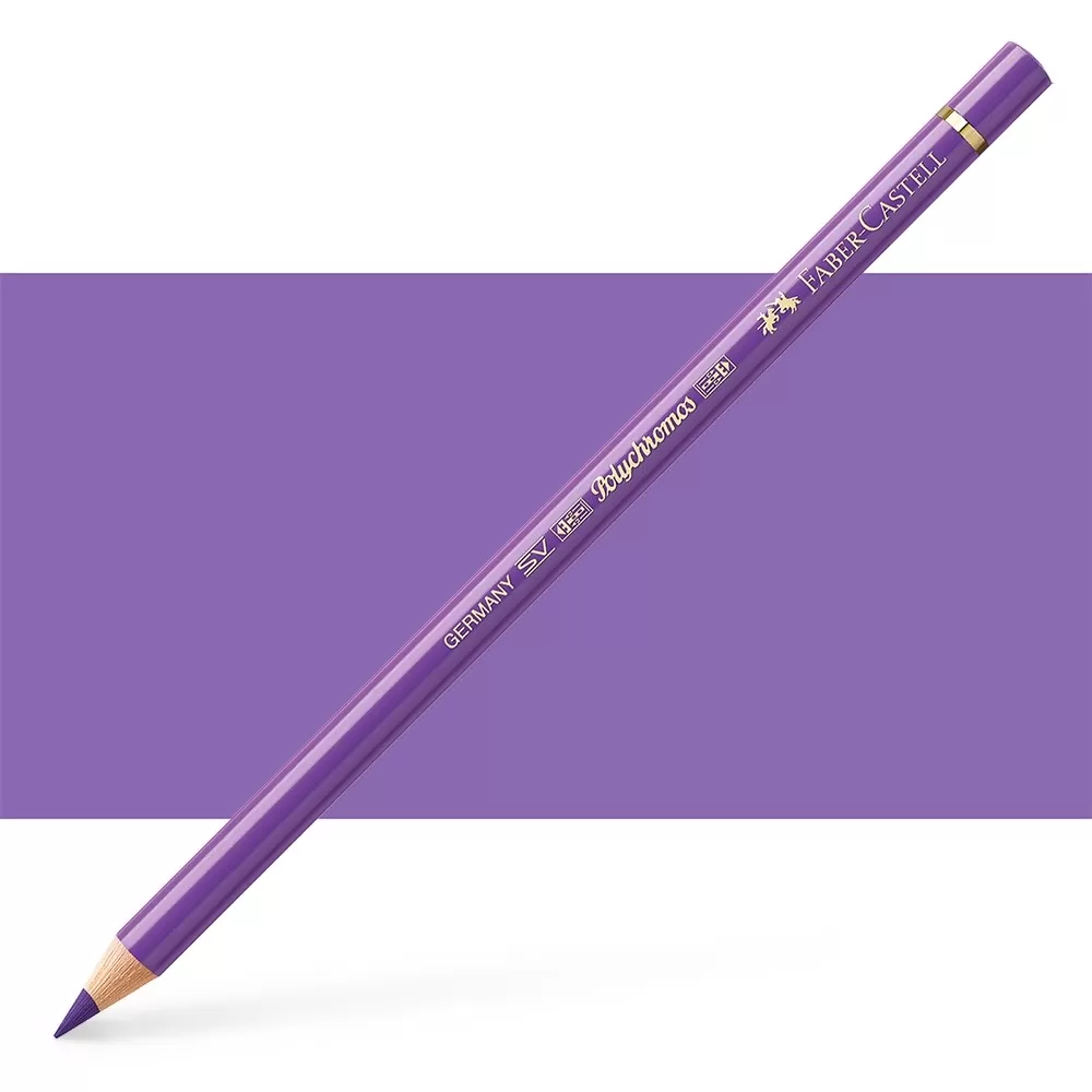 مداد رنگی پلی کروم فابر کاستل رنگ Violet - کد رنگی 138