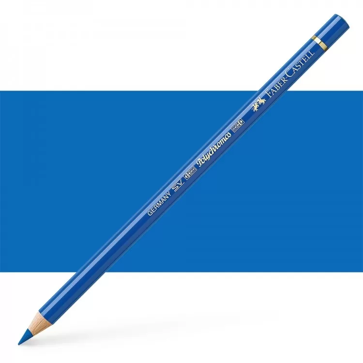 مداد رنگی پلی کروم فابر کاستل رنگ Cobalt Blue Greenish - کد رنگی 144