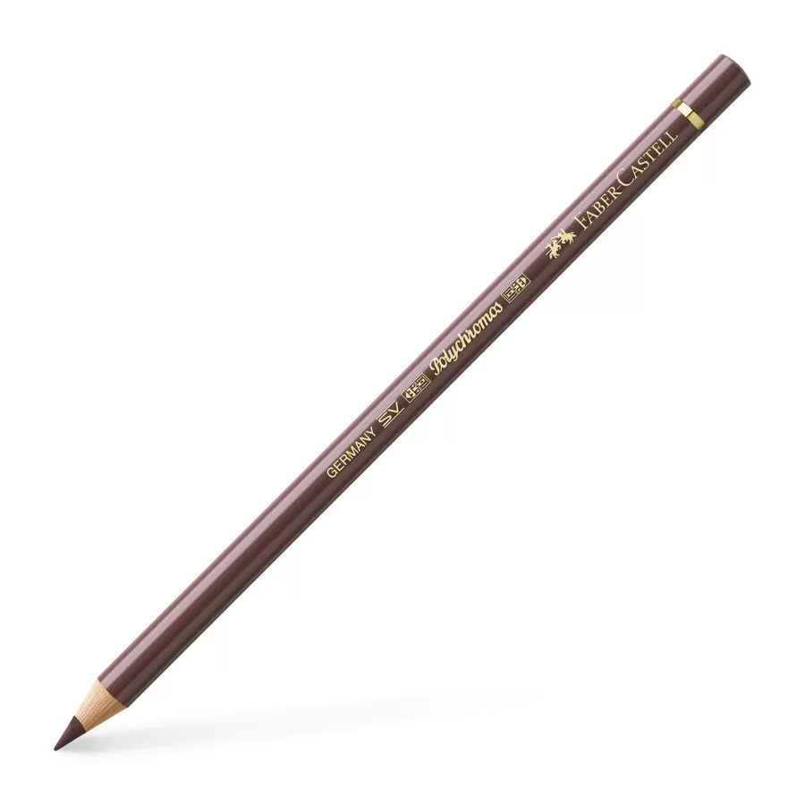 مداد رنگی پلی کروم فابر کاستل رنگ Dyck Brown - کد رنگی 176