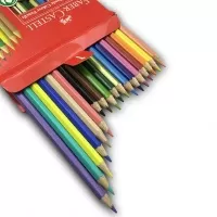 مداد رنگی کلاسیک فابرکاستل 18 رنگ (دارای 12 رنگ + ۶ رنگ پاستلی)