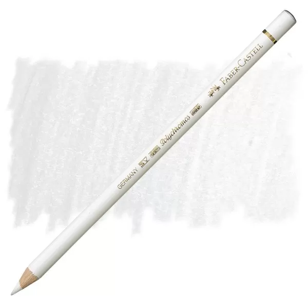 مداد رنگی پلی کروم فابر کاستل رنگ White - کد رنگی 101