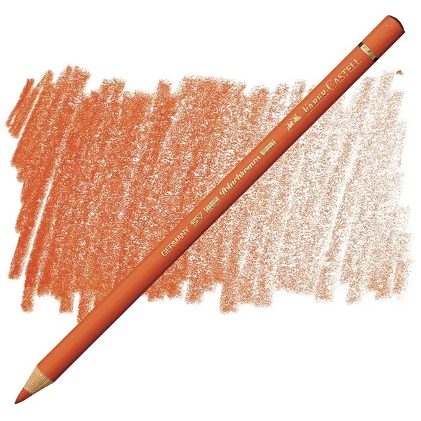 مداد رنگی پلی کروم فابر کاستل رنگ Dark Cadmium Orange - کد رنگی 115