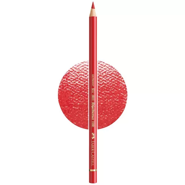 مداد رنگی پلی کروم فابر کاستل رنگ Light Cadmium Red - کد رنگی 117