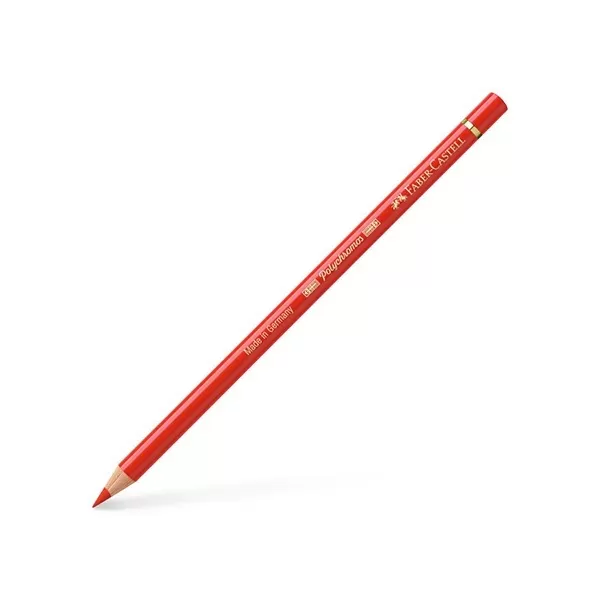 مداد رنگی پلی کروم فابر کاستل رنگ Light Cadmium Red - کد رنگی 117