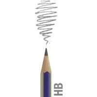 مداد طراحی فابرکاستل مدل گلدفابر سختی نوک HB