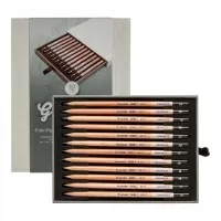 ست 12 عددی مداد طراحی برونزیل دیزاین مدل Bruynzeel Design Graphite Pencil Box of 12