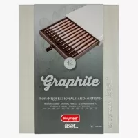 ست 12 عددی مداد طراحی برونزیل دیزاین مدل Bruynzeel Design Graphite Pencil Box of 12
