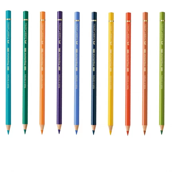 مجموعه 10 عددی مداد رنگی پلی کروم فابرکاستل مناسب طراحی منظره و طبیعت