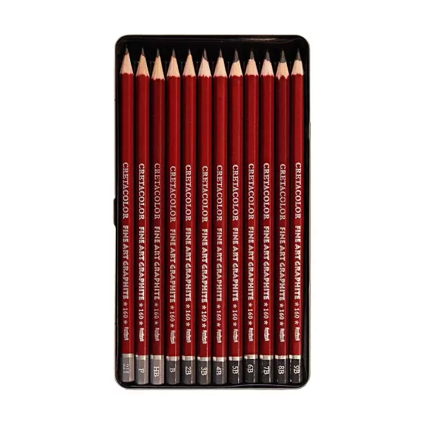 ست 12 عددی مداد طراحی کرتاکالر مدل Fine Art Graphite Set