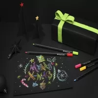 مداد رنگی 12 رنگ فابرکاستل مدل Black Editition Colour Pencils (جعبه مقوایی)
