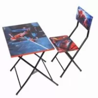  میز و صندلی تحریر تاشو طرح مرد عنکبوتی