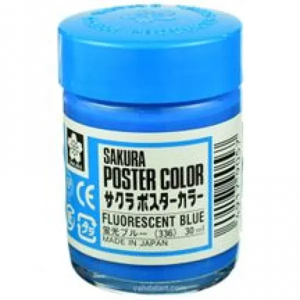 گواش آبی فلورسنت ساکورا مدل 336 Fluorescent Blue  