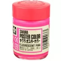  گواش صورتی فلورسنت ساکورا مدل 320 Fluorescent Pink 