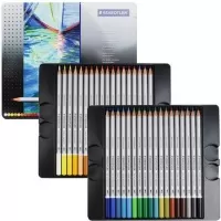 مداد رنگی آبرنگی 36 رنگ استدلر مدل karat® aquarell 125 