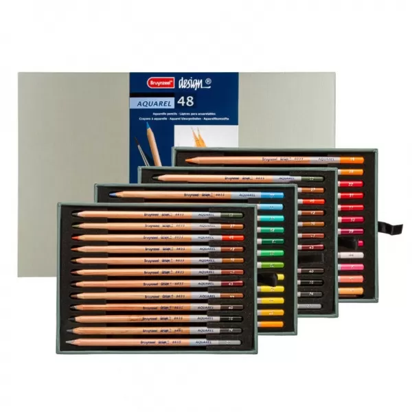 مداد رنگی آبرنگی 48 رنگ برونزیل 