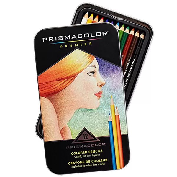 مداد رنگی 12 رنگ پریسماکالر مدل Premier