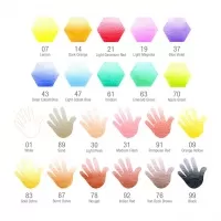 مداد رنگی 22 رنگ فابرکاستل طیف پوست مدل World Colours 22 Skin Tones
