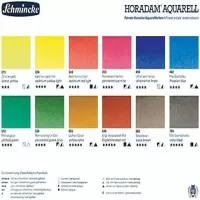 آبرنگ 12 رنگ اشمینک جعبه فلزی مدل Horadam Aquarell به همراه قلمو
